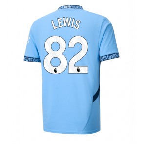 Billiga Manchester City Rico Lewis #82 Hemmatröja 2024-25 Kortärmad